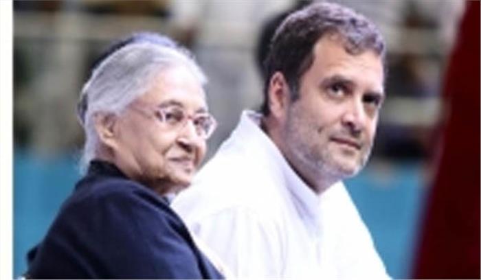 दिल्ली कांग्रेस नेताओं ने राहुल के साथ लोकसभा चुनावों में हार पर चर्चा की