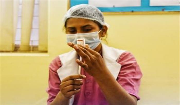 कोविड टीकाकरण के 55वें दिन त्योहार के चलते कम लगे टीके