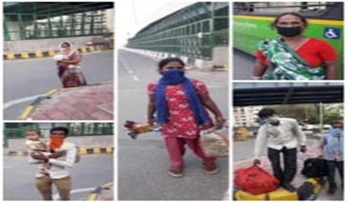 लॉकडाउन : मकान मालिक ने निकाला, सिपाहियों ने किस्मत का ताला खोला