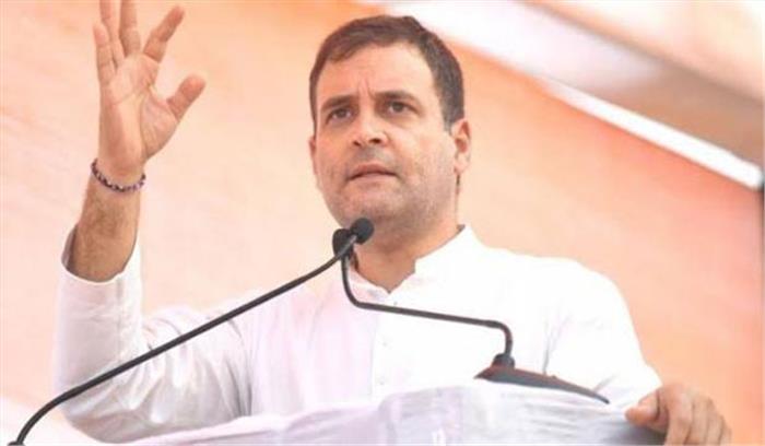 राहुल ने लक्ष्मीबाई को दी श्रद्धांजलि