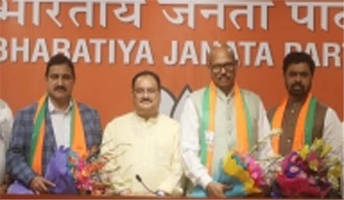 तेलुगू देशम के 4 राज्यसभा सांसद भाजपा में शामिल तेलुगू देशम के 4 राज्यसभा सांसद भाजपा में शामिल