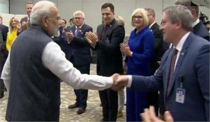 यूरोपीय संसद के सदस्यों ने मोदी से मुलाकात की