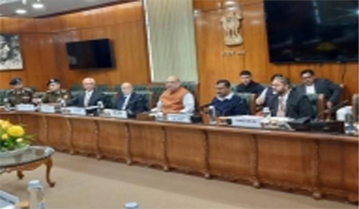 शाह ने दिल्ली हिंसा पर उच्चस्तरीय बैठक की