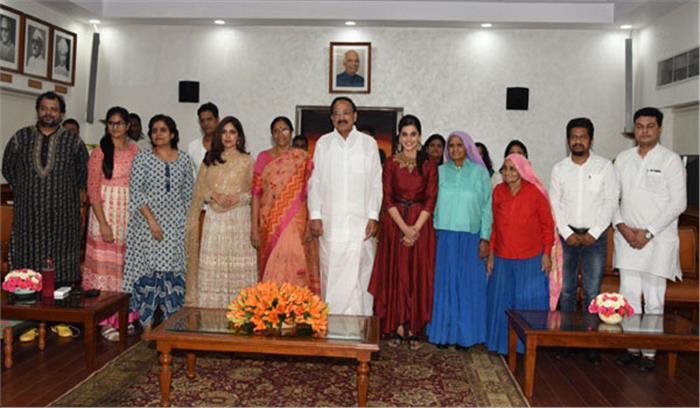 सांड की आंख की सराहना के लिए भूमि-तापसी ने उपराष्ट्रपति का किया शुक्रिया