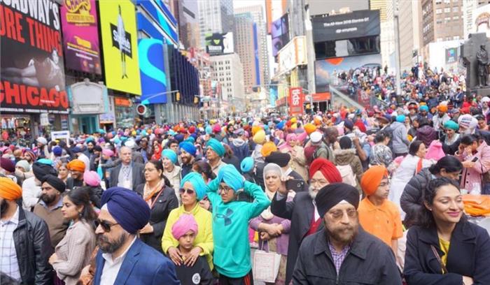 न्यूयॉर्क में मनाया गया पगड़ी दिवस