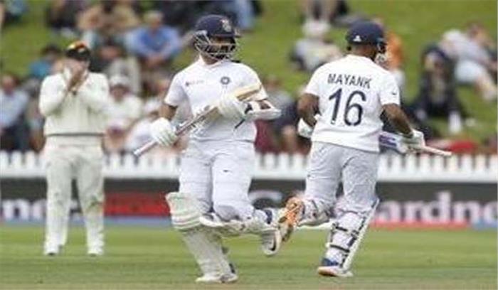 वेलिंग्टन टेस्ट : भारत 165 रनों पर ढेर, न्यूजीलैंड की संभली शुरुआत 