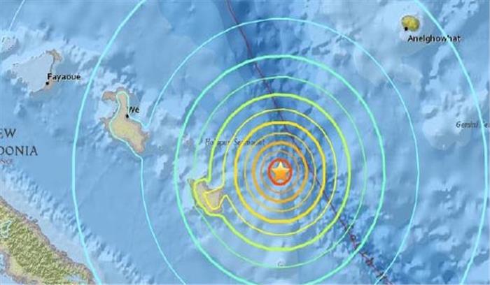 न्यू कैलेडोनिया में 7.3 तीव्रता वाले भूकंप के तगड़े झटके