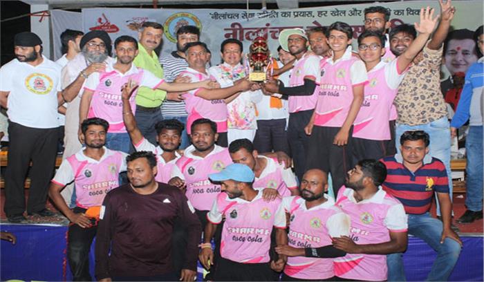 शर्मा कोका कोला ने फाइनल क्रिकेट मैच जीता