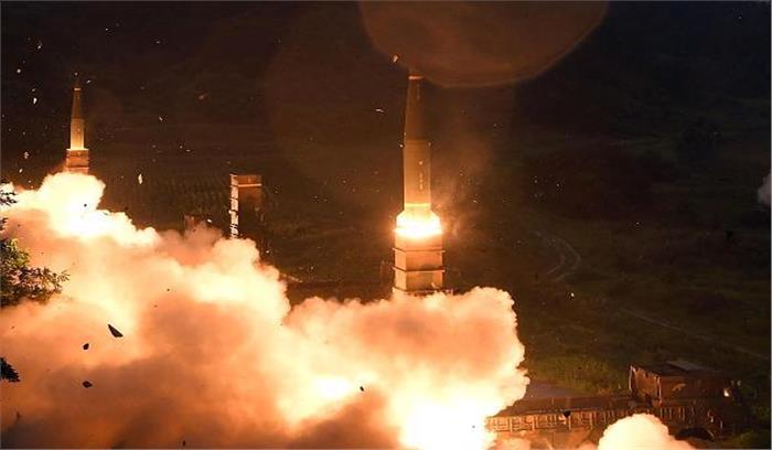  उत्तर कोरिया ने एक बार फिर दागी जापान के ऊपर से मिसाइल