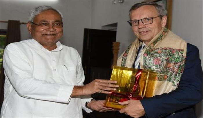 नार्वे के राजदूत ने नीतीश से की मुलाकात