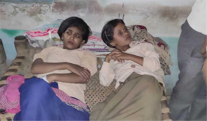 पोषाहार दूध पीने से 40 बच्चे बीमार