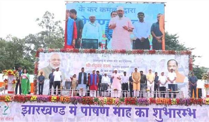 पौष्टिक आहार बच्चों का जन्मसिद्ध अधिकार : रघुवर दास