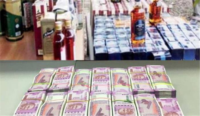 ओडिशा में 2.97 करोड़ नकदी, 1.27 लाख लीटर शराब जब्त