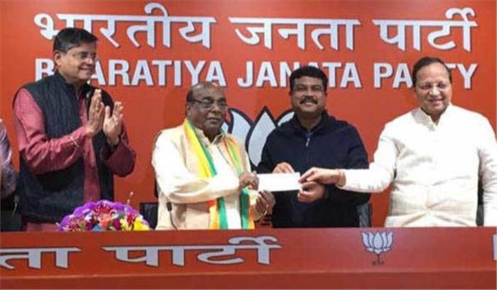 ओडिशा के पूर्व मंत्री दामोदर राउत भाजपा में शामिल