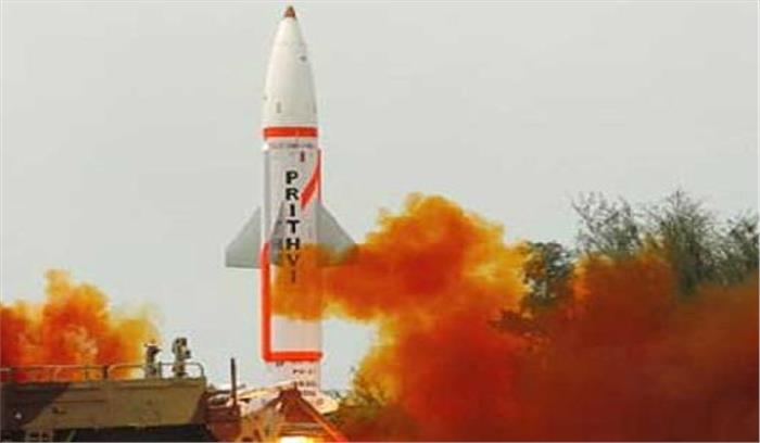  ओडिशा में पृथ्वी-2 मिसाइल का सफल परीक्षण किया गया