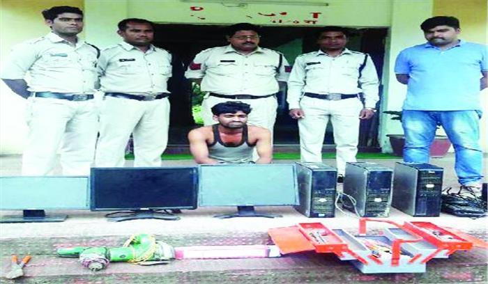 लैंको संयंत्र से चोरी,चंद घंटों में पकड़ाए आरोपी