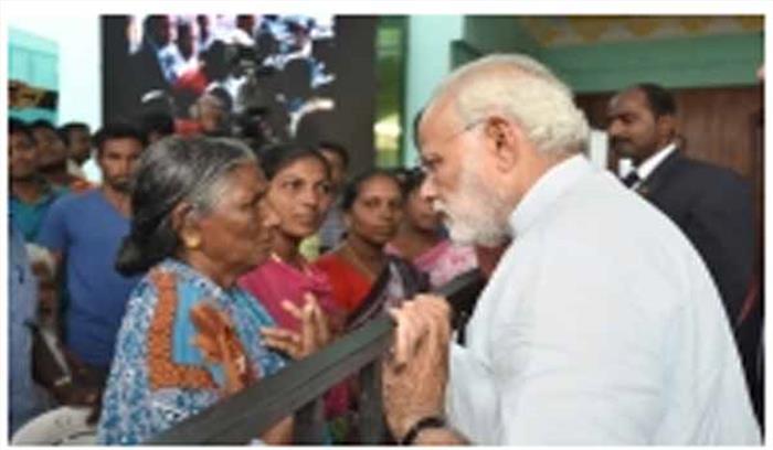 पीएम मोदी ने तूफान ओखी से प्रभावित लोगों को पुनर्वास सहयोग पहुंचाने का आश्वासन दिया