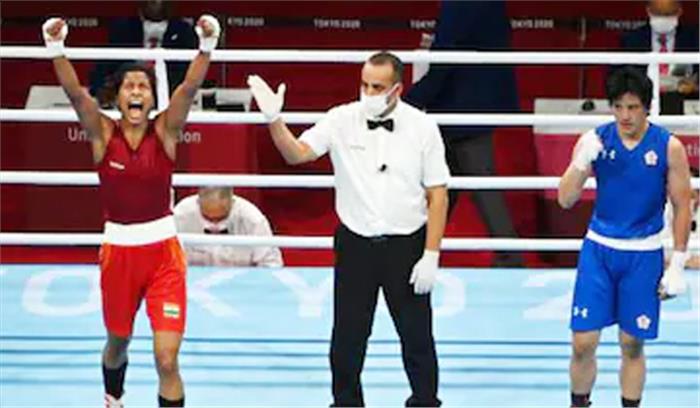 ओलंपिक (मुक्केबाजी) : लवलीना का कांस्य पदक पक्का, क्वॉर्टर फाइनल में चिन चेन को हराया