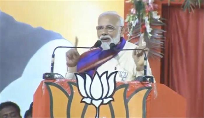 विपक्ष ने महिला रक्षा मंत्री सीतारमण का किया अपमान : मोदी