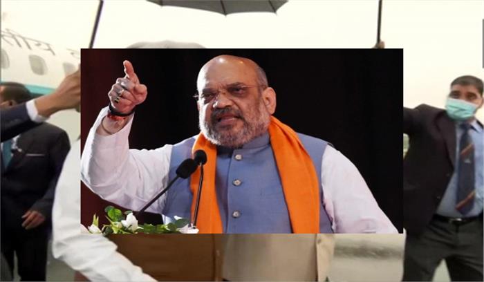 पीएम मोदी के शांति और प्रेम के संदेश के साथ जम्मू-कश्मीर पहुंचे शाह