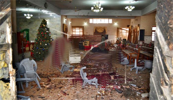 पाकिस्तान : आईएस ने चर्च पर हुए हमले की जिम्मेदारी ली