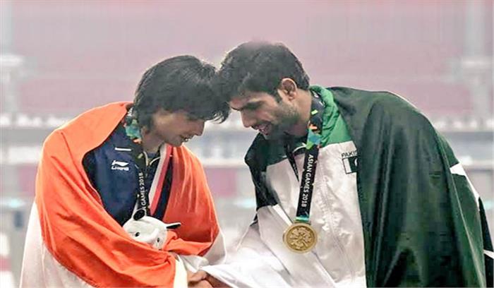 पाकिस्तान के जेवलिन थ्रो खिलाड़ी नदीम ने चोपड़ा को दी बधाई, देशवासियों से मांगी माफी