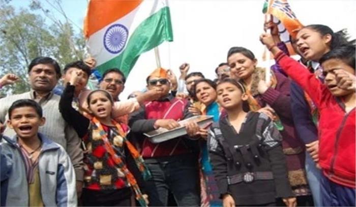 पाकिस्तान पर कार्रवाई के बाद मुरादाबाद में जश्न