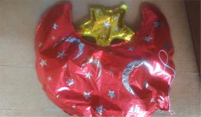 राजस्थान : सूरतगढ़ में मिला पाकिस्तानी गुब्बारा राजस्थान : सूरतगढ़ में मिला पाकिस्तानी गुब्बारा