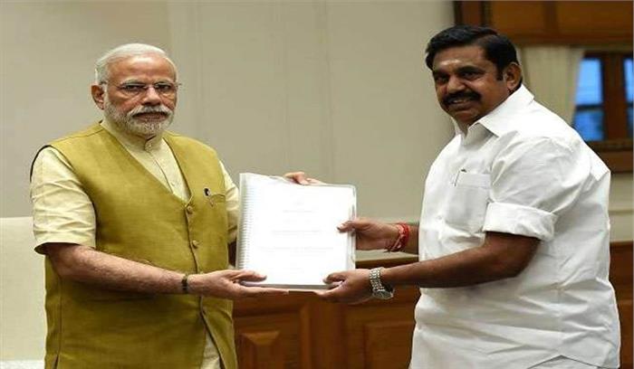 मदुरै जिले में एम्स स्थापित करने के लिए पलानीस्वामी ने जताया पीएम मोदी का आभार