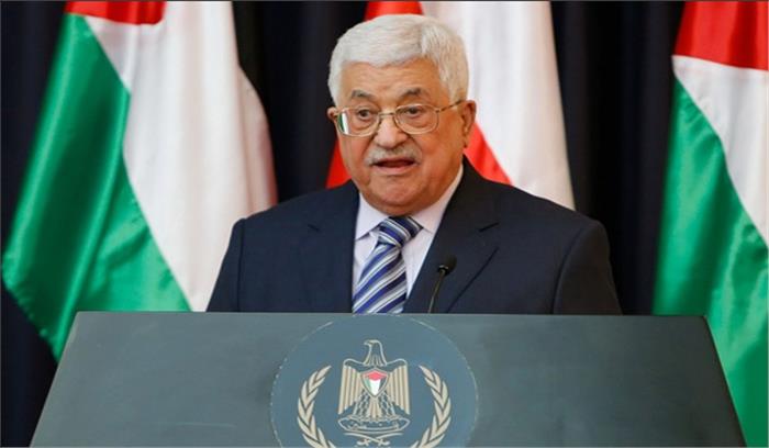 अंतराष्ट्रीय मध्यस्थता में हो बातचीत लेकिन अमेरिका की ना हो भूमिका:  महमूद अब्बास