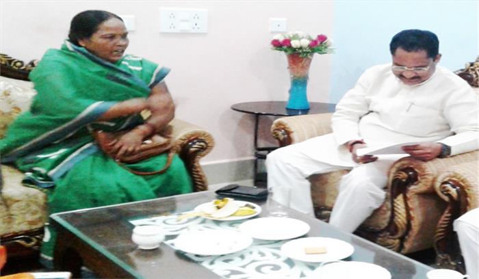 जिला पंचायत सदस्य  ने सांसद उसेंडी से की मुलाकात