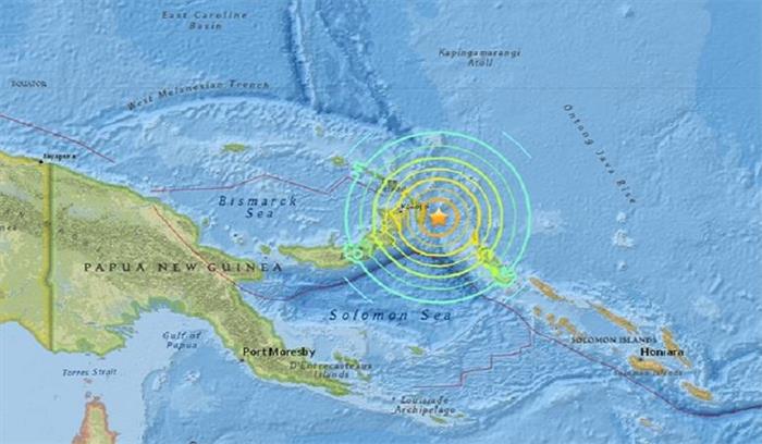  पापुआ न्यू गिनी में भूकम्प के झटके हुए महसूस
