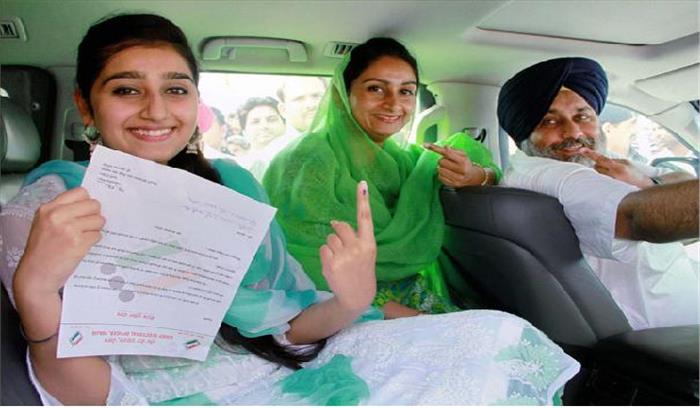 बादल ने वोट डालने के बाद कहा, हम आसानी से जीतेंगे 