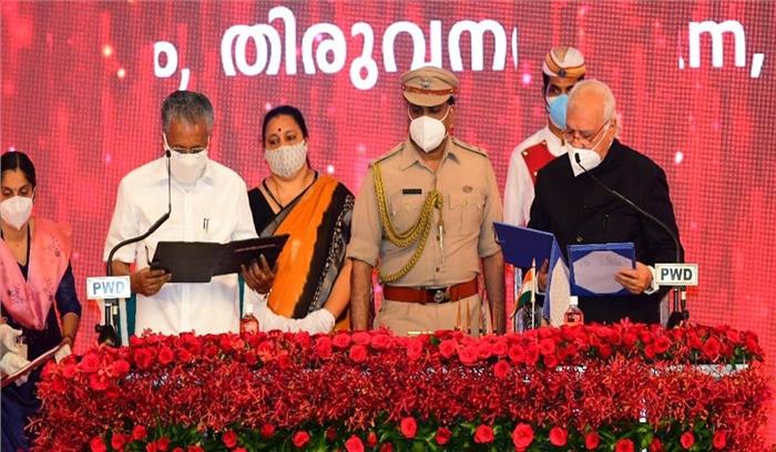 पिनाराई विजयन ने ली दूसरी बार केरल के मुख्यमंत्री पद की शपथ