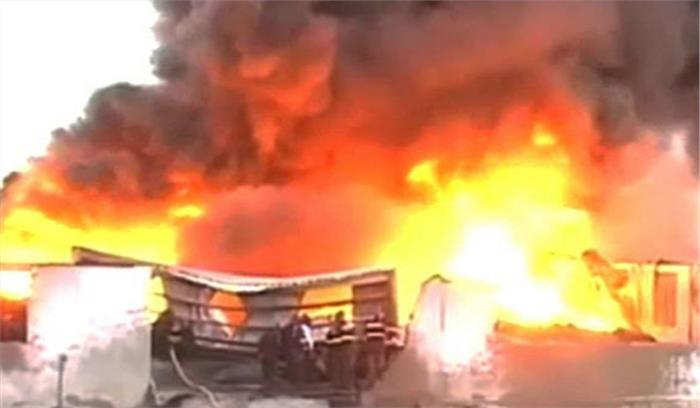 औरंगाबाद में प्लास्टिक फैक्ट्री में आग लगने से एक व्यक्ति की मौत