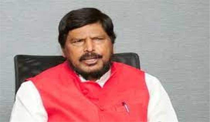 खिलाड़ियों के रोजगार की व्यवस्था करेंगे केंद्रीय राज्य मंत्री रामदास आठवले