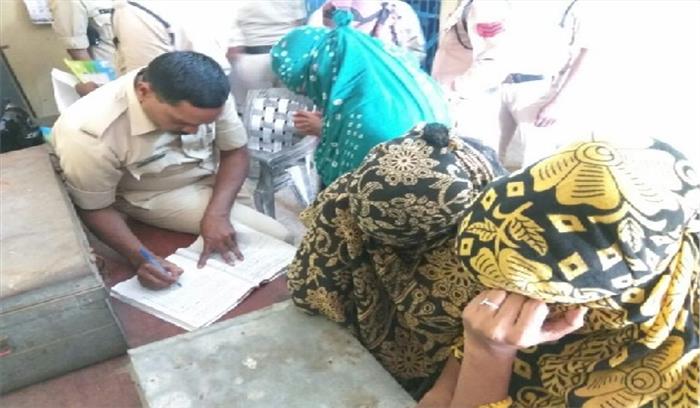 थाने का पुलिस अफसर मसाज कराने पहुंचता रहा है