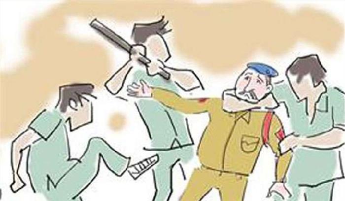 पुलिस पर हमला रिवाल्वर की लूट, मुख्य आरोपी अभी भी फरार