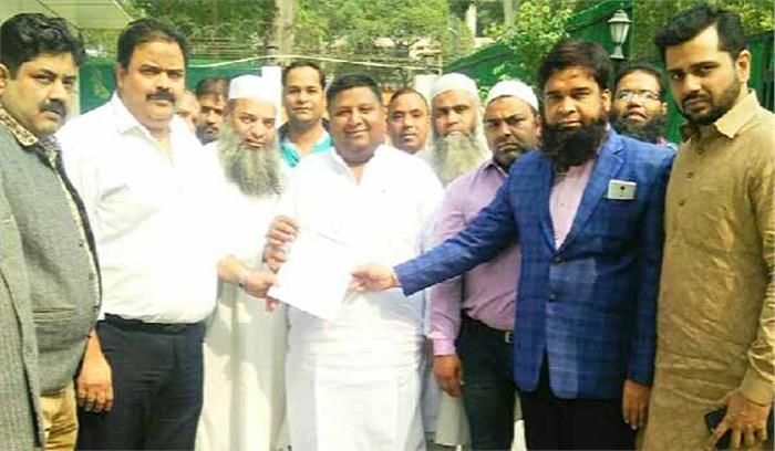 एमएसडीपी फंड का उपयोग न होने पर दिल्ली के मंत्री से मिला प्रतिनिधिमंडल