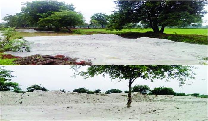 राखड़ जहां-तहां डंप होने से मुश्किल में ग्रामीण