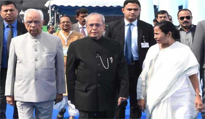 प्रणब मुखर्जी ने बंगाल ग्लोबल बिजनेस समिट का उद्घाटन किया