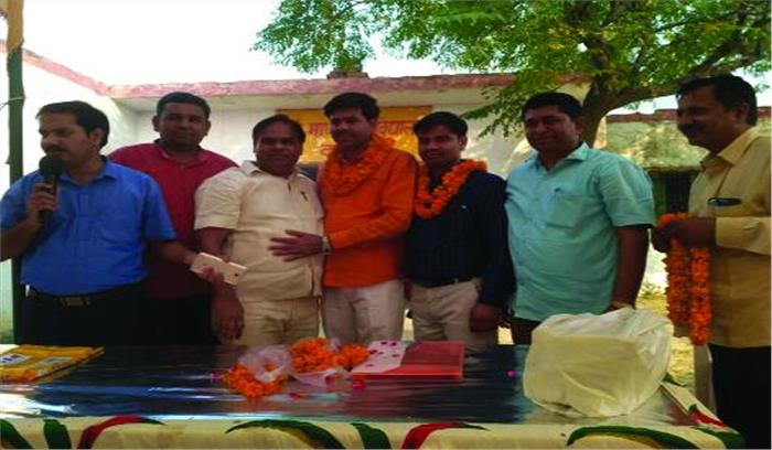 प्रवीण शर्मा दनकौर ब्लॉक अध्यक्ष पद पर हुए निर्वाचित