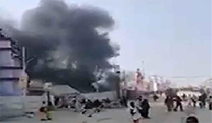 कुंभ: दिगंबर अखाड़े के टेंट में लगी आग, 12 टेंट आग की चपेट में