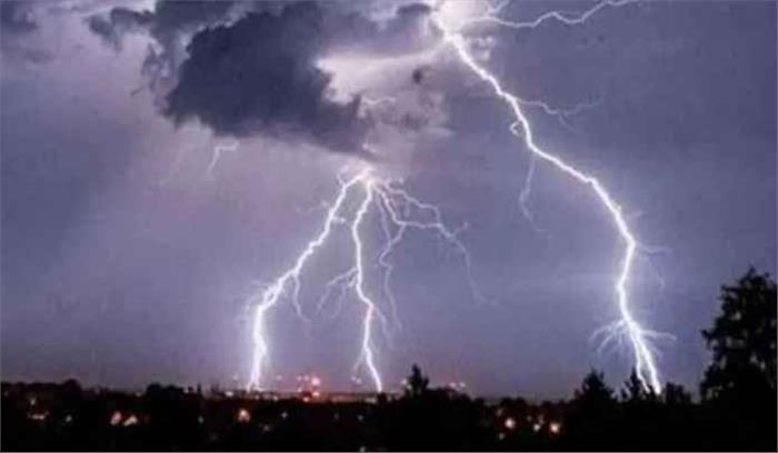 प्रयागराज में बिजली का कहर सास-बहू समेत 14 लोगों की मृत्यु, कई झुलसे