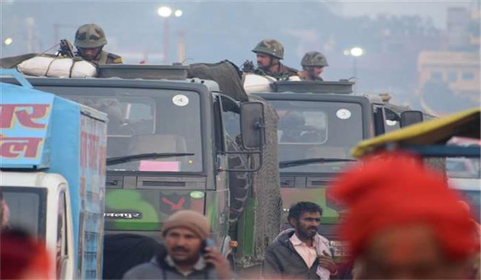 कुंभ में मौनी अमावस्या पर सुरक्षा कड़ी