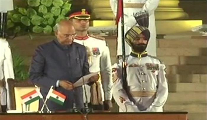 राष्ट्रपति ने कई मंत्रियों को सही शपथ लेते समय टोका