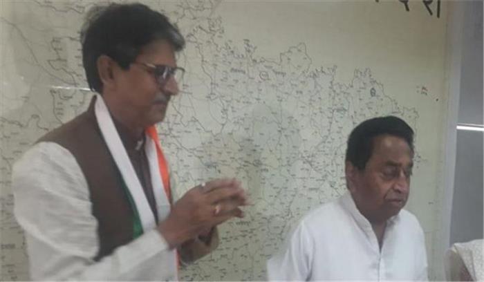 कांग्रेस में शामिल हुए बीजेपी के पूर्व विधायक सुनील मिश्रा