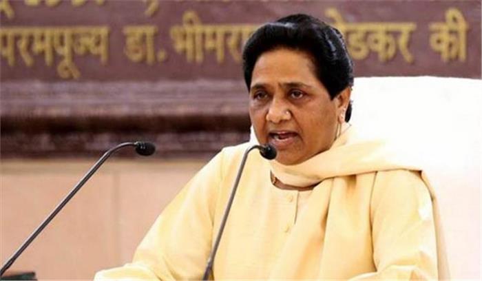  बीएसपी राजस्थान और मध्य प्रदेश में अकेले ही चुनाव लड़ेगी :मायावती