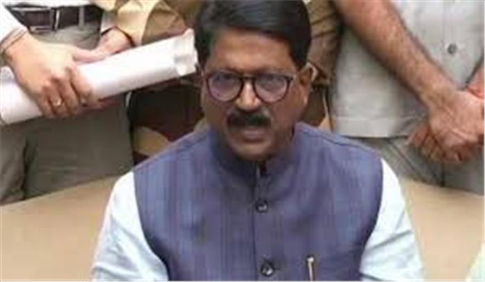 राष्ट्रपति कोविंद ने अरविंद सावंत का इस्तीफा स्वीकार किया