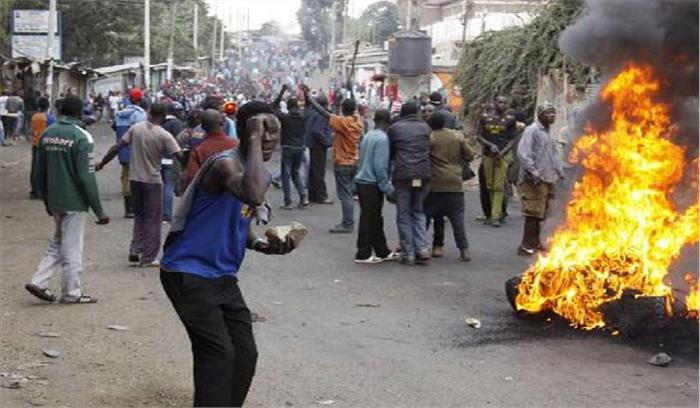 राष्ट्रपति चुनाव बाद केन्या में हिंसक प्रदर्शन, 4 की मौत